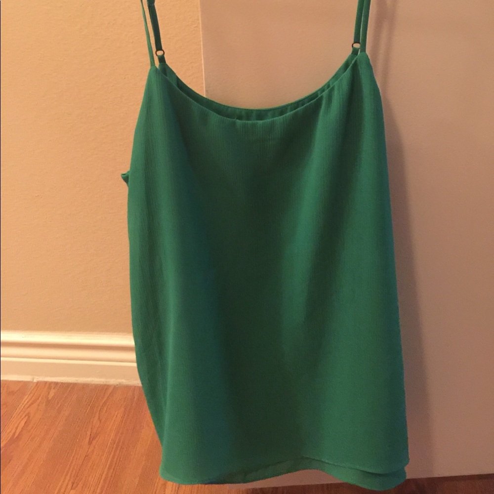 Violet + Claire green cami